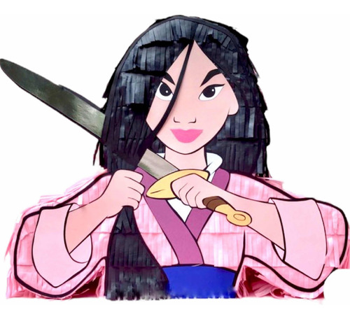 Piñata Mulan O Mushu Varios Modelos A Elegir 80 Cm