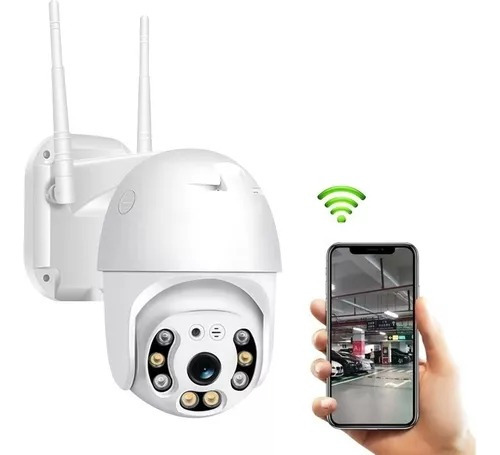 Cámara de seguridad SINOVISIÓN SN-MFPT20-ICS PTZ con resolución de 2MP visión nocturna incluida blanca