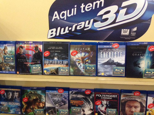 Blu-ray 3d + Mais De 50 Filmes A Escolha