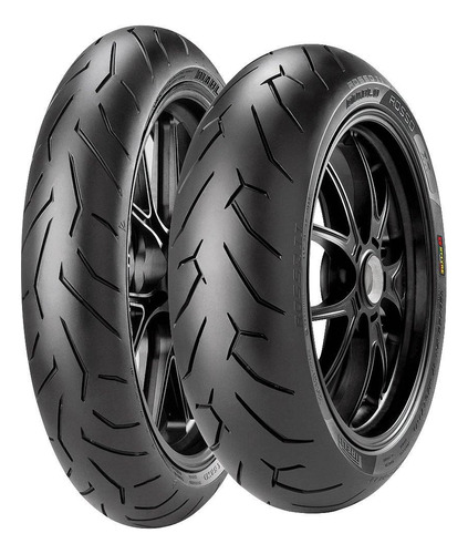 Par Pneu Cb 500 Xj6 160/60r17 120/70r17 D. Rosso Ii Pirelli