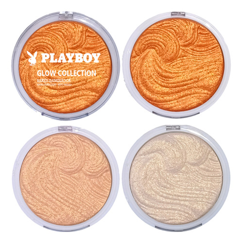 3 Iluminador Glow Collection Hb102447 - Kit Playboy Ataca Sj