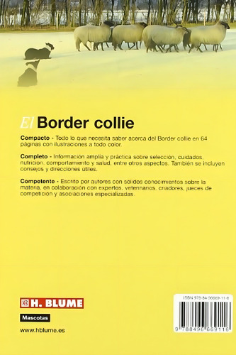 El Border collie: 16 (Mascotas), de George, David. Editorial Tursen, tapa pasta blanda, edición 1 en español, 2008