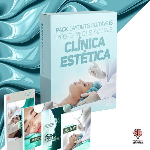 Pack - Posts Redes Sociais - Clínica De Estética (psd)