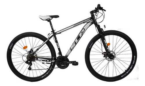 Mountain bike SLP 5 Pro R29 XL 21v frenos de disco mecánico cambios SLP color negro/blanco con pie de apoyo  