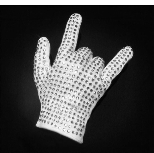 Fantasia Conjunto Jaqueta E Luva Brilhante Michael Jackson