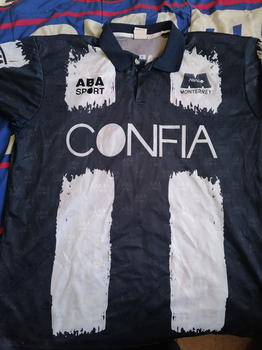 Playera De Rayados Aba Sport Brochazos De Epoca (Usado)