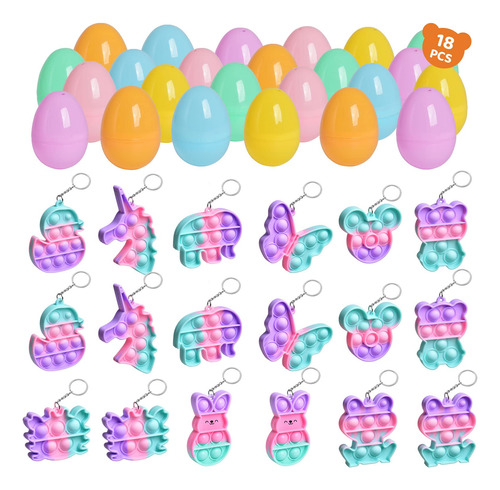 Fun Little Toys 18 Unidad Juguete Para Ansiedad Huevo Pascua
