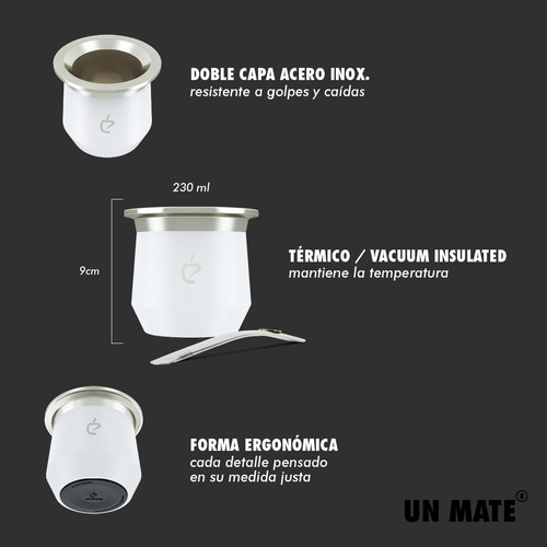 Imagen 6 de 10 de Pack Matero Un Mate - Mochilero Black