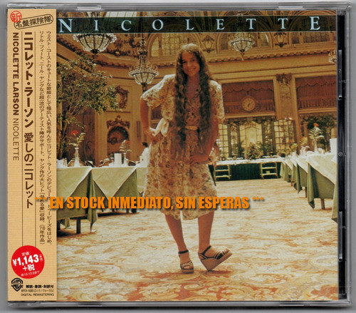 Cd ** Nicolette Larson ** Nicolette ** Nuevo Japan C/ Obi