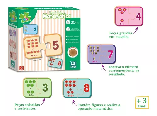 Jogo Educativo Descobrindo A Matemática Coleção Be A Bá - Nig