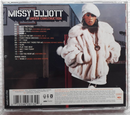 Cd Missy Elliott Under Construction Importado (Usado)