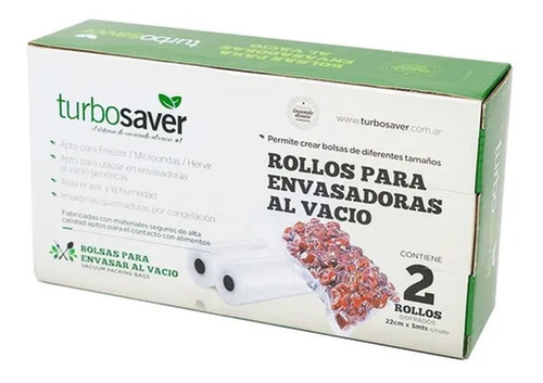 Imagen 2 de 5 de Combo 3 Pack Rollos P/ Envasadora Al Vacío 6 Unid 28cmx5mts