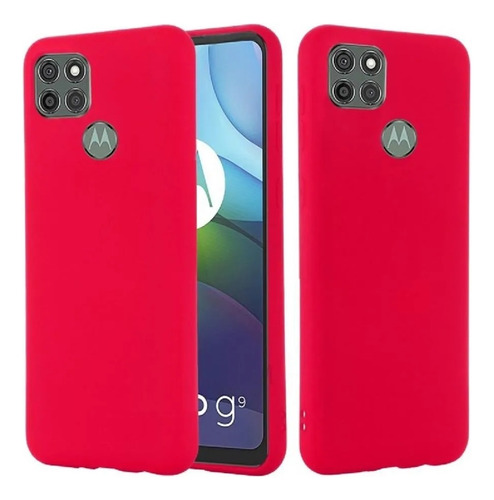 Funda Case De Motorola G9 Power Soft Feeling Antishock Rojo