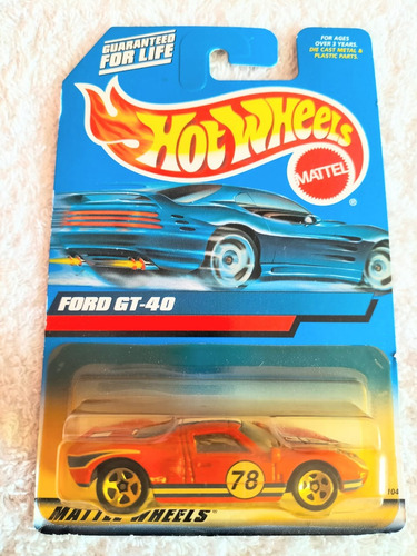 Ford Gt-40, Hot Wheels, Mattel, China, 1999, A577