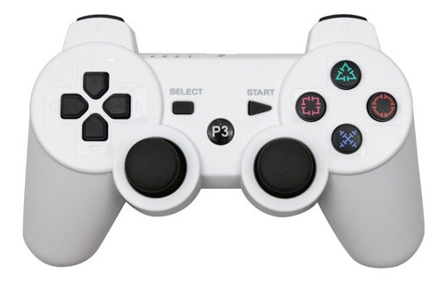 Control Joystick Compatible Play 3 Ps3 Inalambrico Blanco