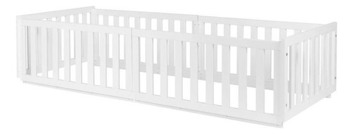 Grade Berço Para Beliche Montessoriano Prime - Casatema Cor Branco