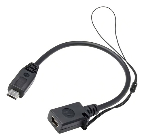 Adaptador Mini Usb V3 Femea X Micro Usb V8 Macho Cor Preto