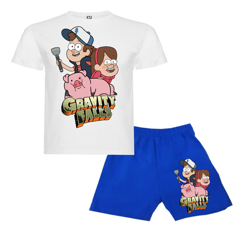 Pijama Corto Niños Algodon Gravity Falls