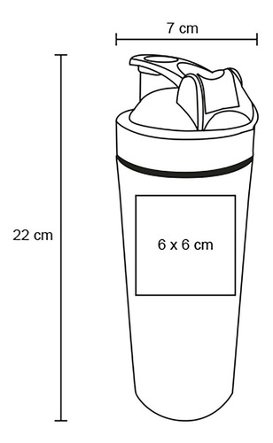 Imagen 4 de 10 de Shaker De Acero Inoxidable Con Medidor Y Bola Mezcladora