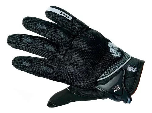 Guantes Moto Protección Térmico Táctil Semi Imper Over ST-09 Negros