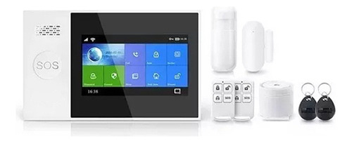 Kit Alarma Inteligente Con Pantalla Táctil Wifi Gsm - Smart
