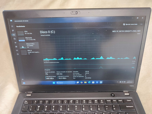 Lenovo Thinkpad T480s | I5 8va Gen | Ssd Nvme | 12gb Ram | (Usado)