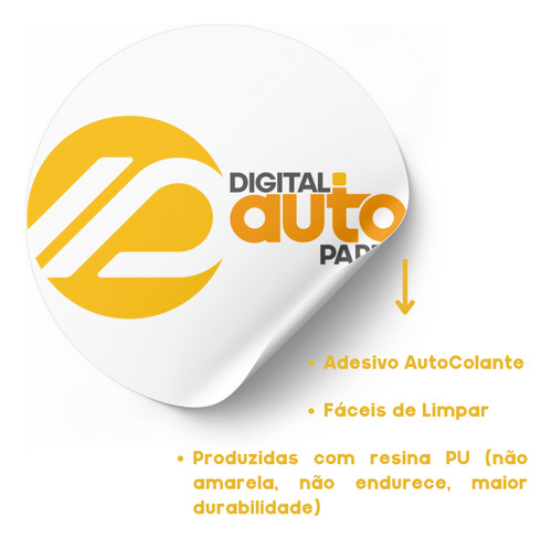 Par Emblema Adesivo Resinado Class Ford Fiesta 2011 12 13 14