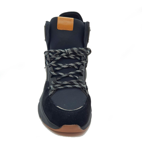 Tenis Cano Alto Actvitta Tecido Preto/cinza Ref. 4905.106