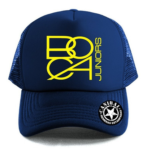 Gorras Trucker Boca Juniors Remeras Estampadas Canibal