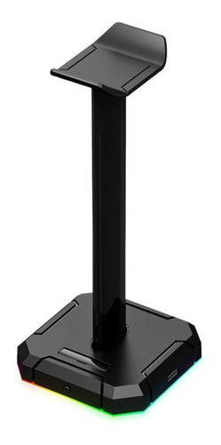 Imagen 1 de 4 de Stand Headset Base Soporte Auriculares Scepter Pro Ha300 Rgb