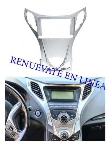 Bisel Radio 9 Pulgadas  Hyundai Azera Año 2011 