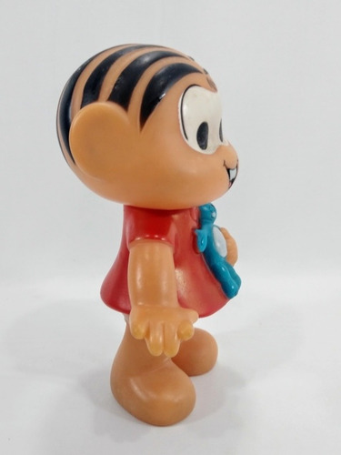 Boneca Mônica Com Sansão Abekas Antiga 18cm (Usado)