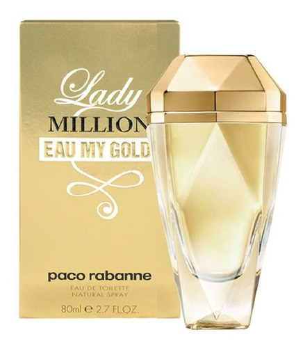 Lady Million Eau My Gold Dama Paco Rabanne 80 Ml Edt Spray