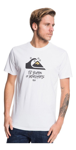 Playera Quiksilver Hombre Blanco 50 Year Eqyzt05334wbb0