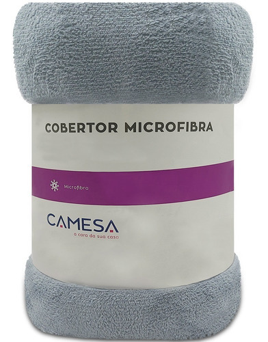 Manta Cobertor Solteiro 150x220cm Microfibra Soft Macia Camesa