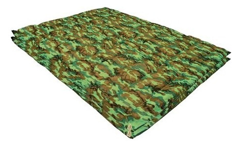 BF Colchões Mont Long Camuflado Kit 2 Colchonetes Casal 190x130cm Com Bolsa