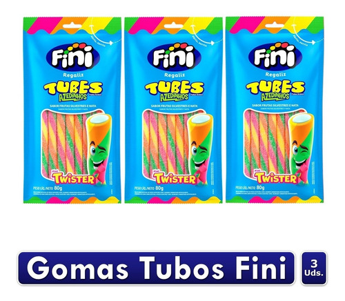 Goma 3 Tubos Largos Fini X 80gr