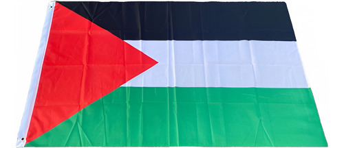 Bandera Palestina 90 X 60 Cms. 2 Argollas