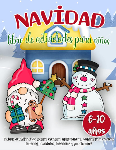 Libro: Navidad: Libro Actividades Niños. 6-10 Años.