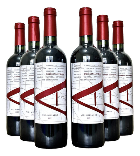 Vinho Vik A Cabernet Sauvignon Chileno | Kit Com 6 Garrafas