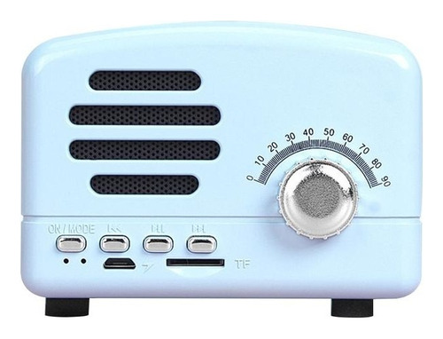 Parlante Portatil Vintage Bt-01 Con Bluetooth