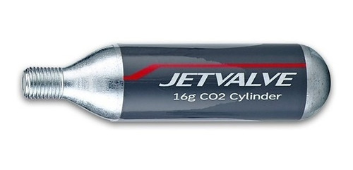 Garrafa Co2 25 Grs Jetvalve Bicicleta Tubeless Inflador 