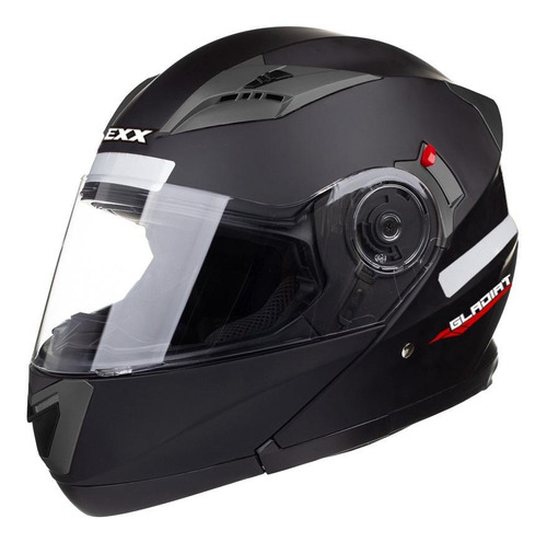 Capacete para moto  escamoteável Texx  Gladiator V3  preto-fosco tamanho P 