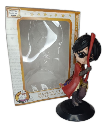 Figura Harry Potter Con Escoba Voladora Blister