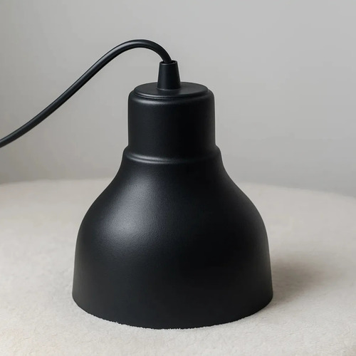 Colgante Techo Lampara Moderna Vintage + Foco Led Incluido Negro