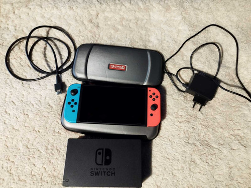 Nintendo Switch Hac-001(-01) 32gb +5 Juegos + Sd 256 Gb