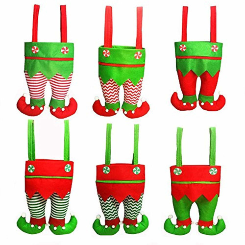 Fiesta De Navidad Bolsa Honeystore Navidad Elf Boots Regalo 