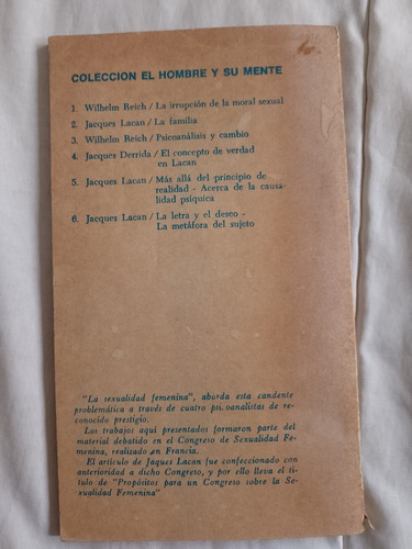 La Sexualidad Femenina - J. Lacan; Riviere; Jones; Deutsch