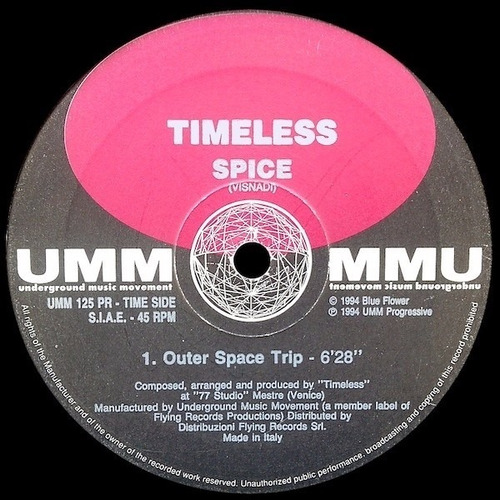 Vinilo Nuevo 12pulgadas Timeless -  Spice /   Trance 1994