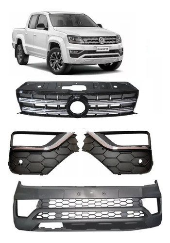 Kit Paragolpe Delantero Parrilla Rejilla Amarok 2020 2021 22